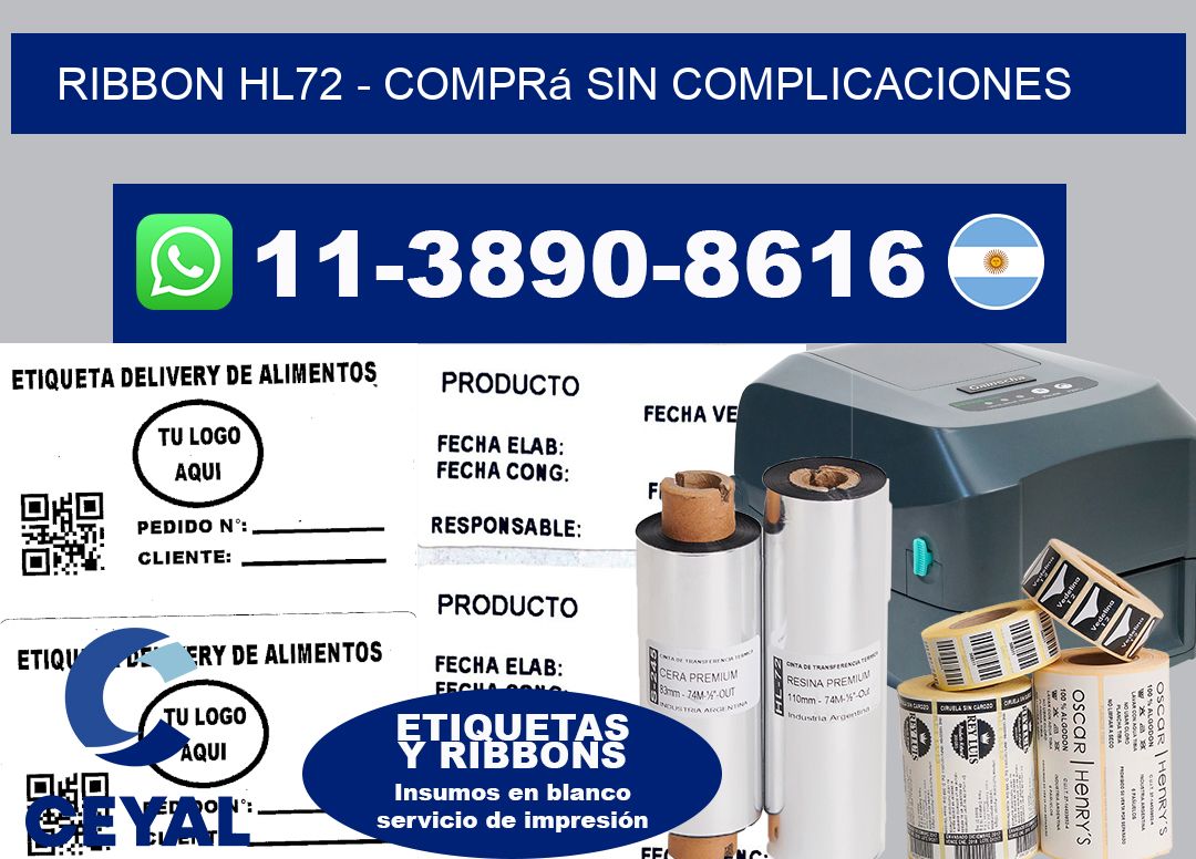 ribbon hl72 - Comprá sin complicaciones