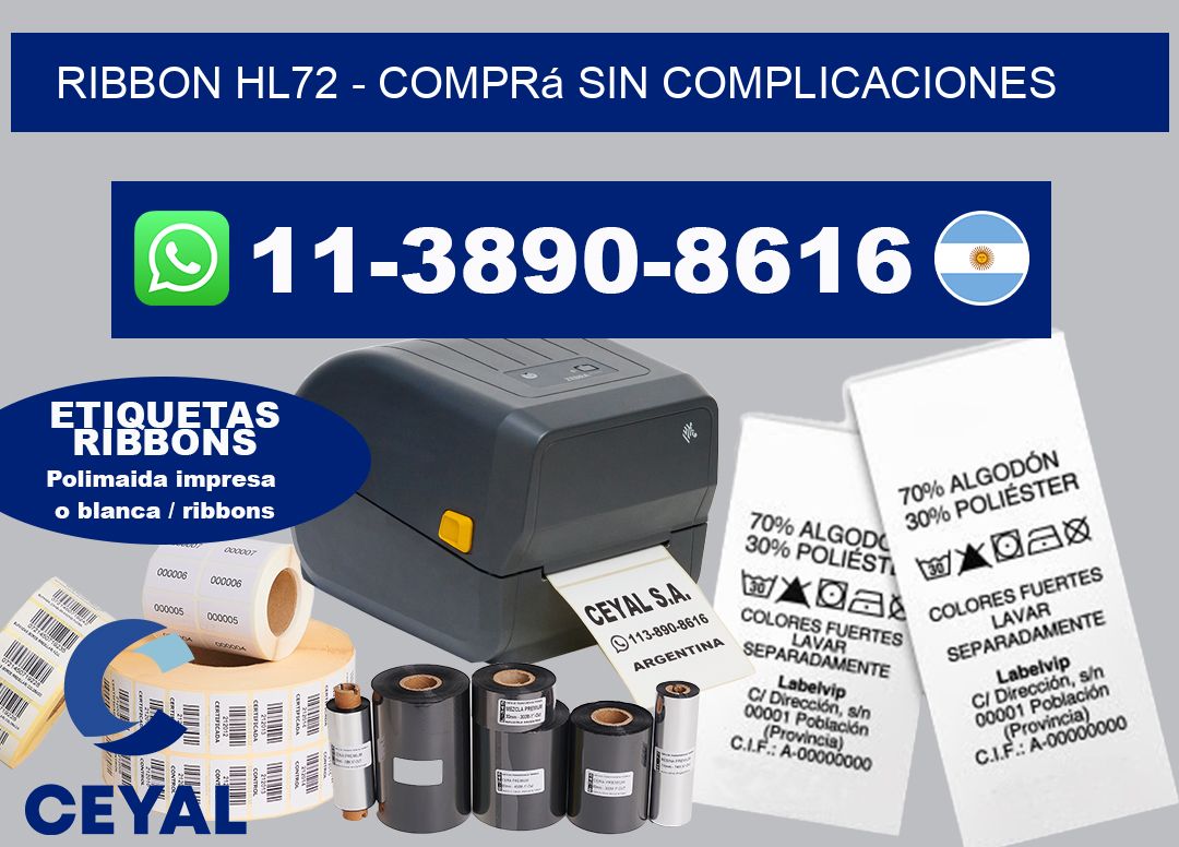 ribbon hl72 - Comprá sin complicaciones