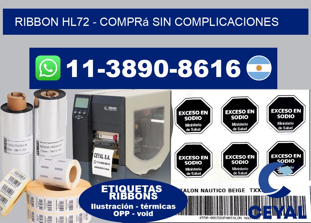 ribbon hl72 – Comprá sin complicaciones