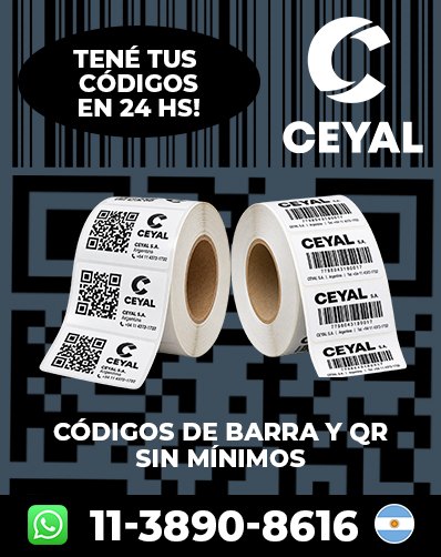 Códigos de barras Profesionales - Comprá con soporte profesional