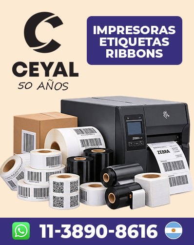 ETIQUETAS TERMICAS EN ROLLO CON RIBBON - Pedí para seguir produciendo