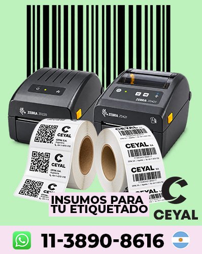 Etiquetas adhesivas para identificación de prendas sin exigencia de minimos