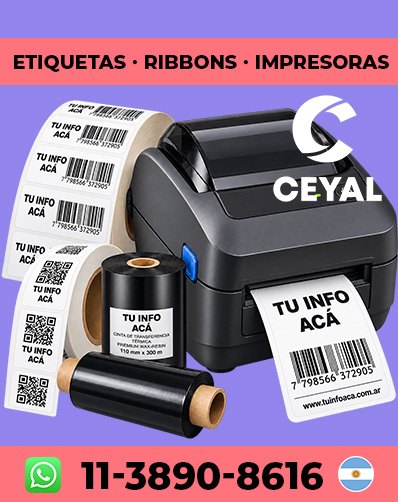 Etiquetas adhesivas para identificación de prendas sin exigencia de minimos