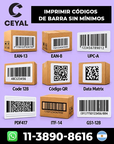 Etiquetas para Talles de Calzas Arg