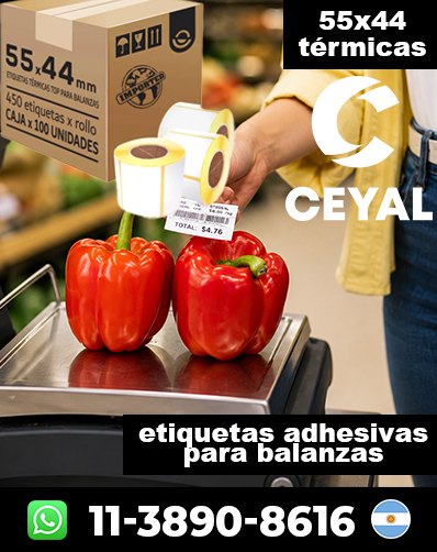 ROLLOS TÉRMICOS PARA BALANZAS – Comprá antes de que se agote