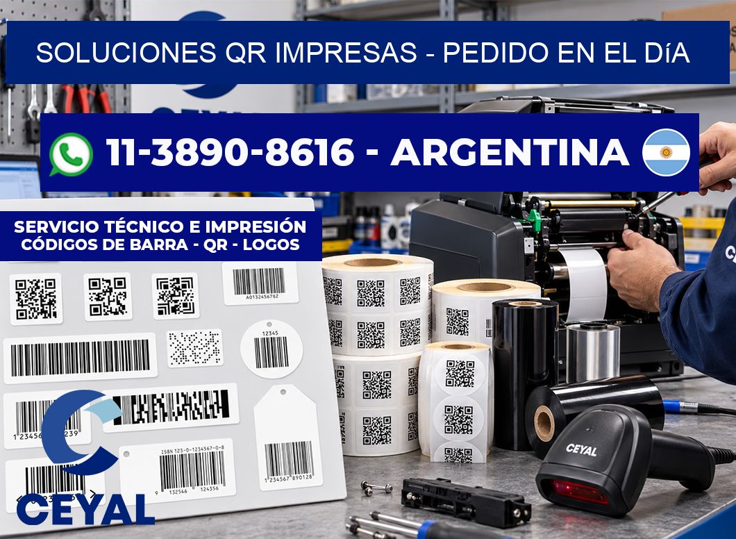 Soluciones QR Impresas - Pedido en el día
