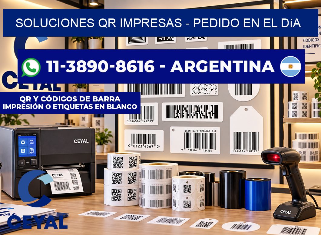 Soluciones QR Impresas - Pedido en el día
