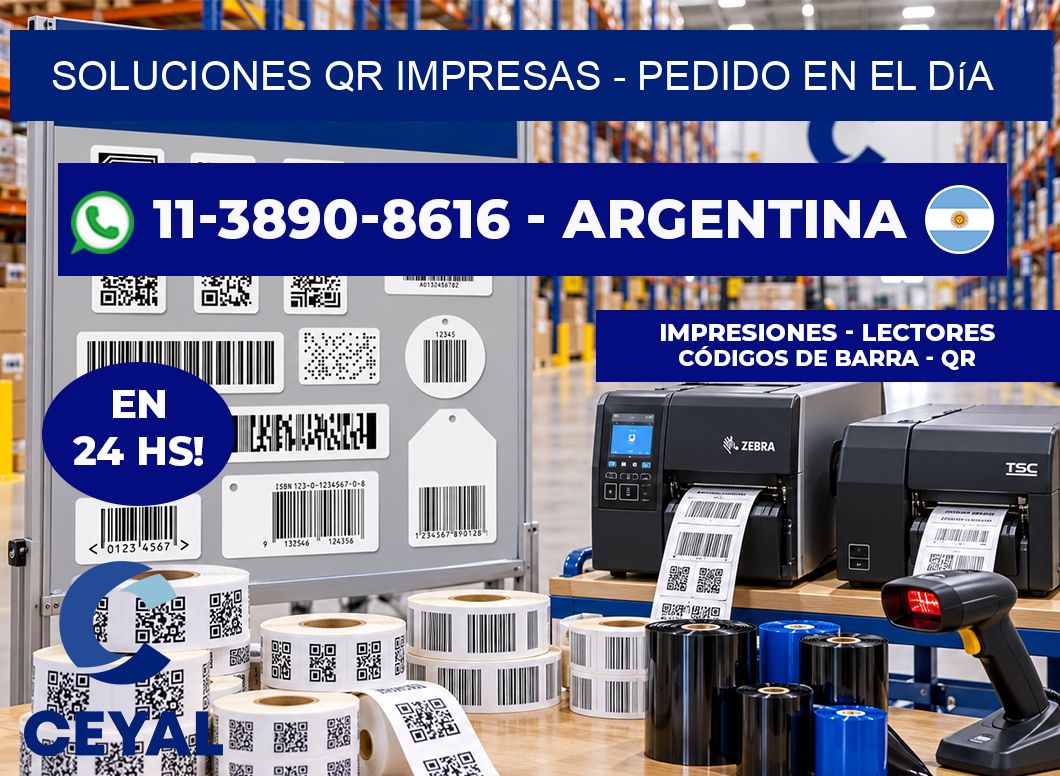 Soluciones QR Impresas - Pedido en el día