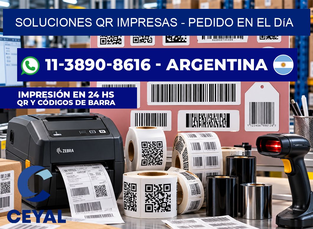 Soluciones QR Impresas – Pedido en el día